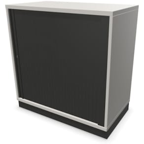 Rollladenschrank OKA Base Line 2OH, 80x45x75, lichtgrau, Metall