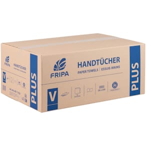 Falthandtuch FRIPA, 1‑lagig, 5.000 St., grau