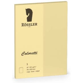Briefkarte Coloretti A7 HD, 5 St., sandbraun