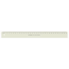 Linjal LINEX 30cm naturmaterial