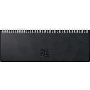 Tischkalender RIDO ac-Wochenquerterminer 2026, quer, schwarz