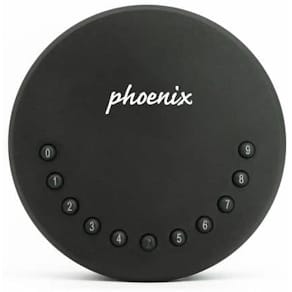 Schlüsseltresor Phoenix Safe Smile KS0214E, schwarz, 2 Haken