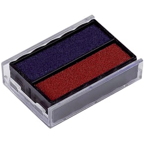 Stempelersatzkissen trodat 6/4850, blau/rot, 2 Stück