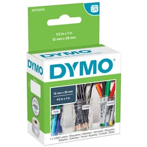 Etiketten DYMO Vielzwecketiketten, 12x24mm, weiß, 1000 Stück