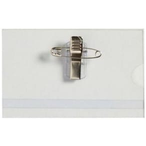 Namnskylt LYRECO m.kläm/nå 40x75mm 50/fp