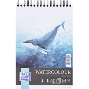 Aquarellblock Oxford, A5, 20 Blatt, 300g/m², mehrfarbig