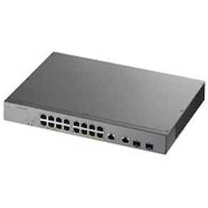 Zyxel GS1350-18HP - Switch - smart - 16 x 10/100/1000 (PoE+) + 2