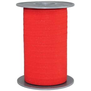 Ringelband Glitter, kräftig rot, 10 mm x 100 m