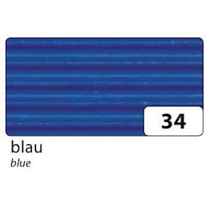 Wellpappe Folia, blau, 50 x 70 cm