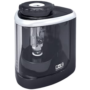 Spitzmaschine M+R 709870000, rauchgrau/schwarz, kompakt, für Blei