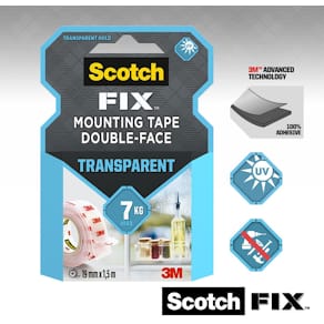 Montageband Scotch Scotch-Fix, doppelseitig, transparent