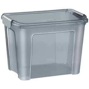 Ablagebox CEP, 18 l, transparent/rauchgrau
