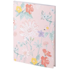 Briefmappe RÖSSLER Coral Flowers, 10 Blätter / 10 Umschläge