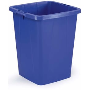 Affaldsspand Durable Durabin blå, 6 stk