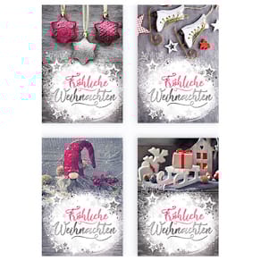 Weihnachtsanhänger Noname, 5 Stück, sortiert