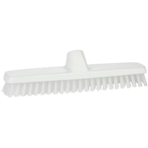 Dækbørste Vikan stiv, hvid, 295 mm