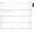 Ersatzeinlage Zettler Mini, geheftet, mit Monatsregister