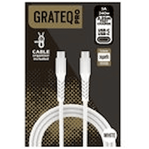 GRATEQ PRO USB-C - USB-C 240W CABLE 2.25 WHITE