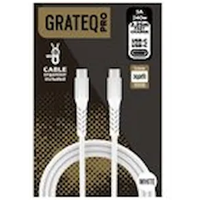 GRATEQ PRO USB-C - USB-C 240W CABLE 2.25 WHITE