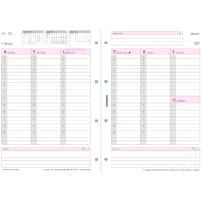 Wochenplan CHRONOPLAN, A4, 2027, weiß