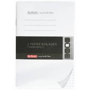 Ersatzeinlage Herlitz my.book, A6, 2x40 Blatt, punktiert