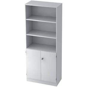 Flügeltürenschrank HAMMERBACHER 6770 SG, weiß/weiß