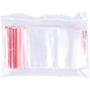 Gripsealzakje Office Products, transparant, 100 st., 70 x 100 mm