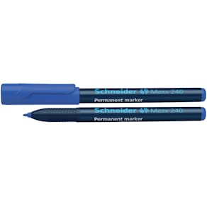 Permanentmarker Schneider Maxx 240, 1–2 mm, blau