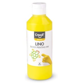 Tryckfärg Lino CREALL 250ml gul