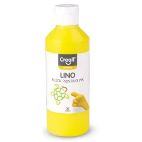 Tryckfärg Lino CREALL 250ml gul