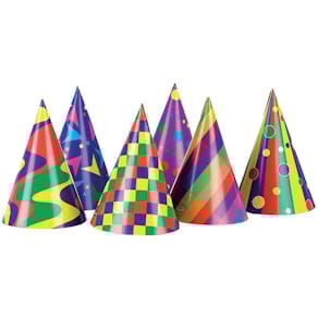 Partyhut TIB, 6 St., sortiert