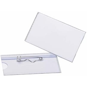 Etiketter transparente selvklæbende, 100 stk