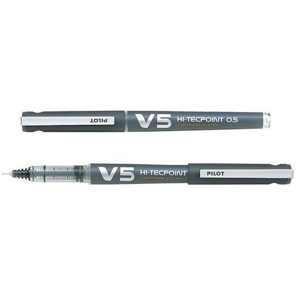 Rollerpenn PILOT Begreen Hi-tec V5 sort 10st