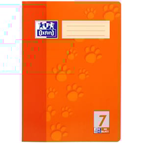 Schulheft Oxford A4, 32 Blatt, Lineatur 7, kariert, bunt