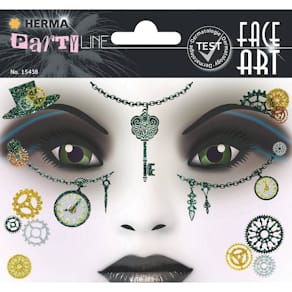 Gesichtsaufkleber HERMA Face Art Decor Steampunk Amelia, sortiert