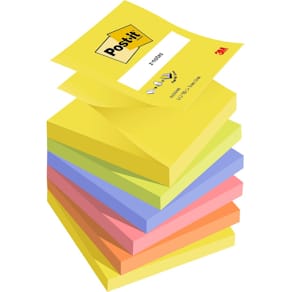 Notes POST-IT Z-block 76x76mm rainbow