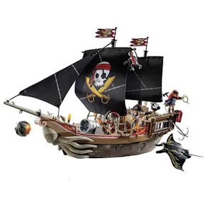 PLAYMOBIL Piratbåt 137 delar