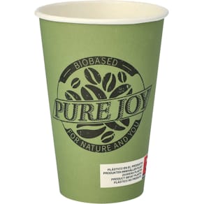 Pappbecher PAPSTAR Pure Joy, 0,3 l, grün