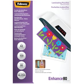 Laminierhülle Fellowes Mikron Peel & Stick, 100 St, A3