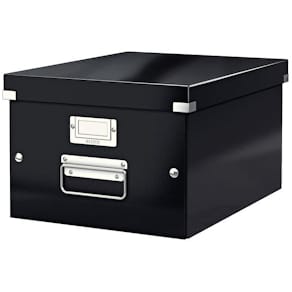 Förvaringslåda Medium Click & Store WOW Svart