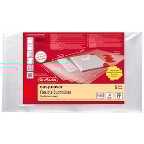 Buchschoner Herlitz easy.cover, 5 St., 540 x 335 mm, transparent