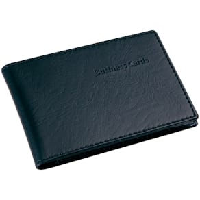 Visitenkartenbuch Sigel, 11 x 7 cm, schwarz