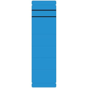 Ordnerrückenschild 5848, kurz/breit, blau