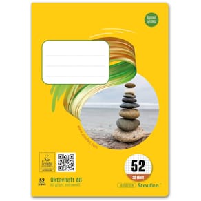 Oktavheft Staufen Style, A6, 32 Blatt, Lineatur 52