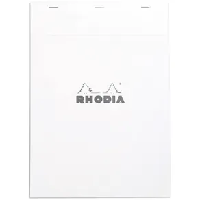 Rhodia head stapled pad white N°18 squar
