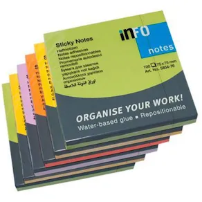 Notes INFO NOTES 75x75mm Spring
