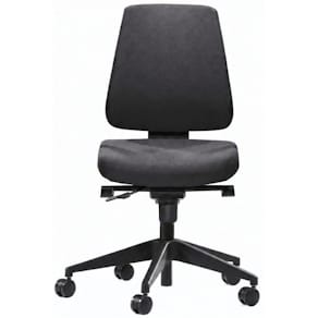 Kontorstol Canadian Ergo Base, sort, højdejusterbar