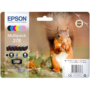 T378 Multipack 6-colours Claria Photo HD Ink