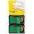 Post-It Index Grön, dubbelpack, 2x50 flikar, 6fp