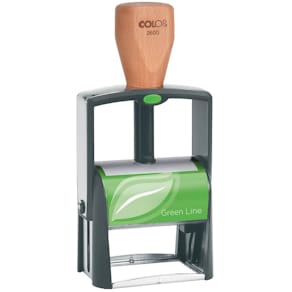 Selbstfärbestempel COLOP 2600 Green, schwarz, 8 Zeilen, 58 x 37mm